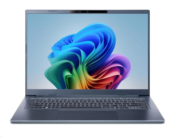 ACER NTB Aspire 14 AI (A14-11M-X6R7), X X1-26100 8C, 14" 1920x1200, 16GB, 512GB SSD, Adreno, W11 Home, Steam Blue1