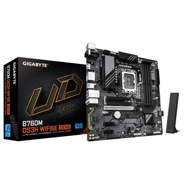 GIGABYTE B760M DS3H WIFI6E GEN5/ LGA 1700/ mATX