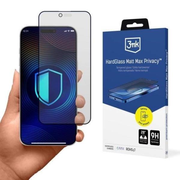 3mk tvrzené sklo HardGlass Matt Max Privacy pro Apple Iphone Air