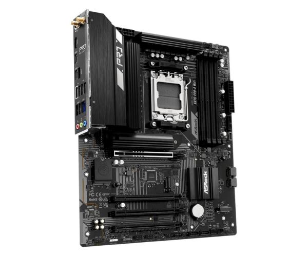 ASRock MB Sc AM5 X870 PRO-A WIFI,  AMD X870,  4xDDR5,  1xHDMI,  2xUSB4,  WI-FI3