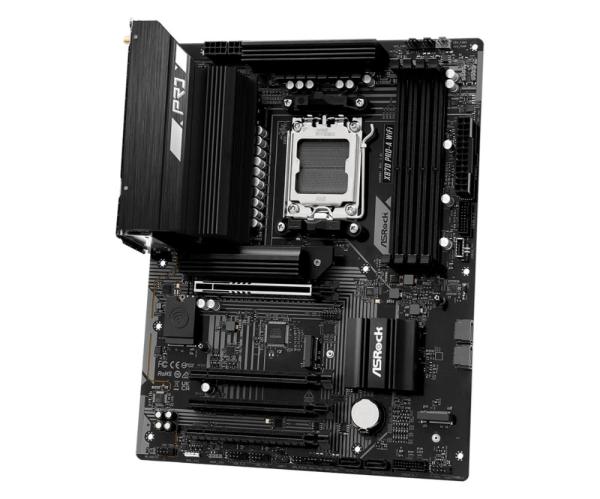 ASRock MB Sc AM5 X870 PRO-A WIFI,  AMD X870,  4xDDR5,  1xHDMI,  2xUSB4,  WI-FI4