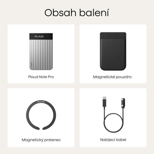 PLAUD Note PRO Black - AI hlasový záznamník5