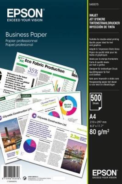 EPSON Paper A4 Inkjet Business pre atramentové tlačiarne 80 g/ m2,  500 listov