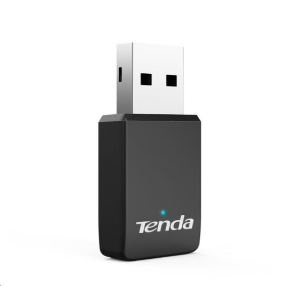 Tenda U11 WiFi AX900 USB adaptér, 886 Mbps, 802.11 ax/ ac/ b/ g/ n, Windows, Linux, Ubuntu, autoinstall