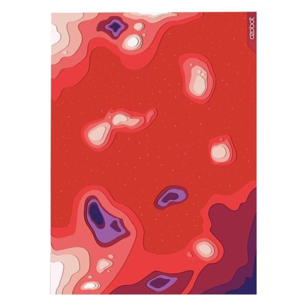 Ozobot podložka Challenge Mat: Mise na Mars1