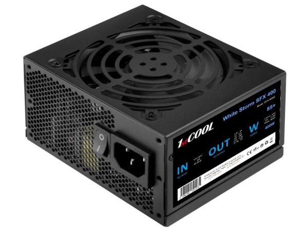 BAZAR - 1stCOOL Zdroj White Storm SFX 400 85+,  400W,  SFX,  černá - Po opravě