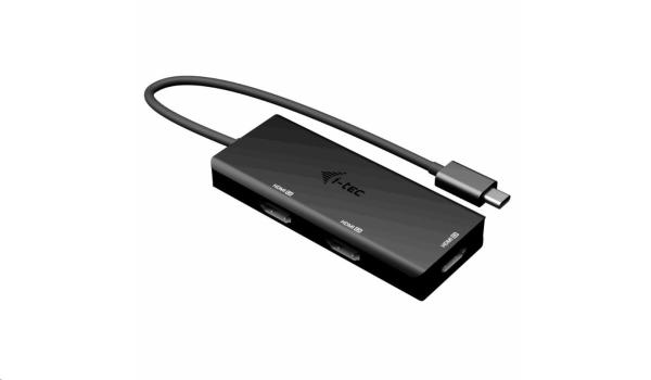 i-tec USB-C Triple 4K HDMI Video adaptér, Power Delivery 100W