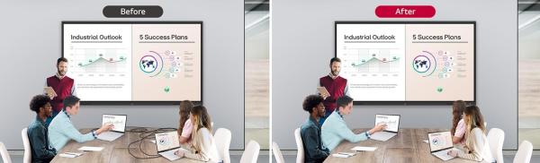 LG Signage IPS LCD LED 86" 86TR3DQ-B – UHD 3840×2160,  400 cd/ m2,  50-bodový dotyk,  24/ 7,  Android,  HDMI,  DP,  USB-C,  LAN,  R6