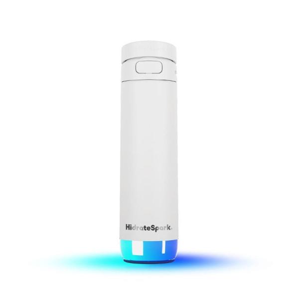 HidrateSpark PRO 2 chytrá lahev s brčkem,  621 ml,  bílá