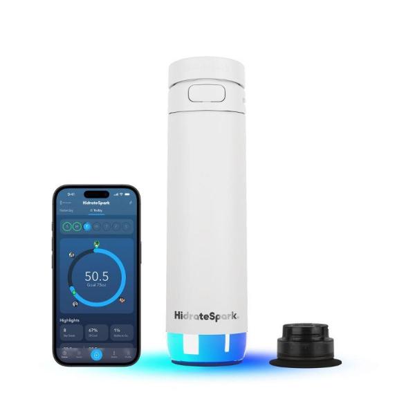 HidrateSpark PRO 2 chytrá lahev,  621 ml,  bílá1