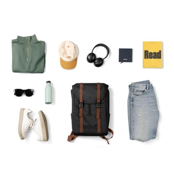 tomtoc VintPack - TA1 Laptop Backpack,  černá12