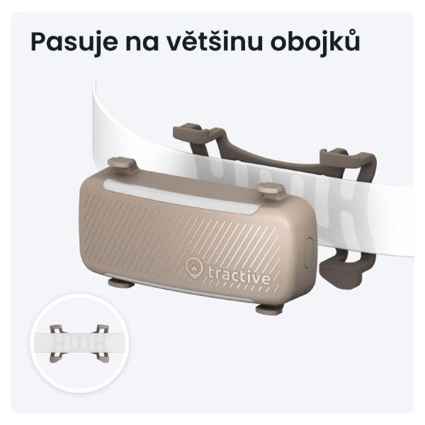 Tractive DOG 6 – GPS lokátor pro psy a monitor zdraví,  hnědý8