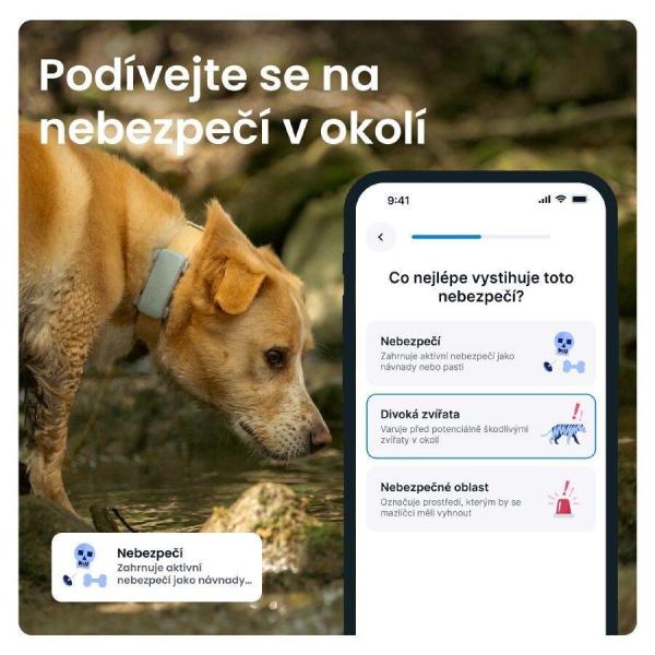 Tractive DOG 6 – GPS lokátor pro psy a monitor zdraví,  mátový3
