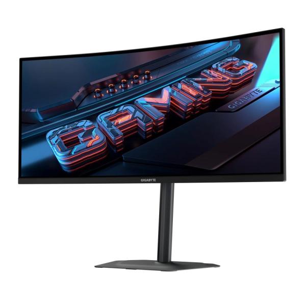 GIGABYTE LCD - 34" Gaming monitor G34WQC2,  VA,  21:9,  3440x1440 QHD,  200Hz,  450 cd/ m2,  1ms,  2xHDMI,  2xDP1