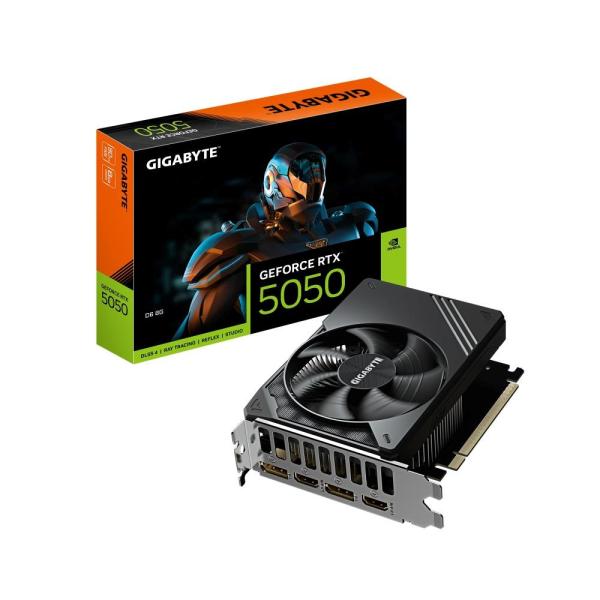 GIGABYTE VGA NVIDIA GeForce RTX 5050 D6 8G,  RTX 5050,  8G GDDR6,  2xDP,  2xHDMI