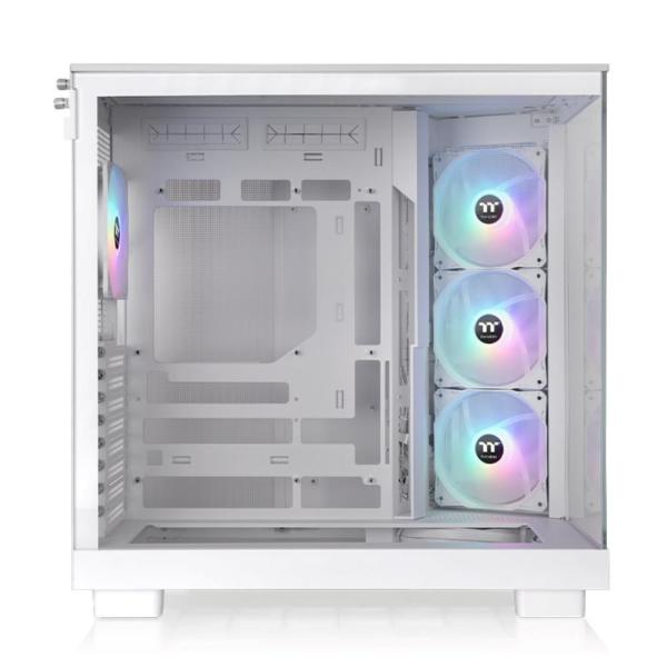 THERMALTAKE Case View 380 XL TG ARGB,  ATX,  Průhledná bočnice,  4x 120mm ARGB Fan,  bílá1