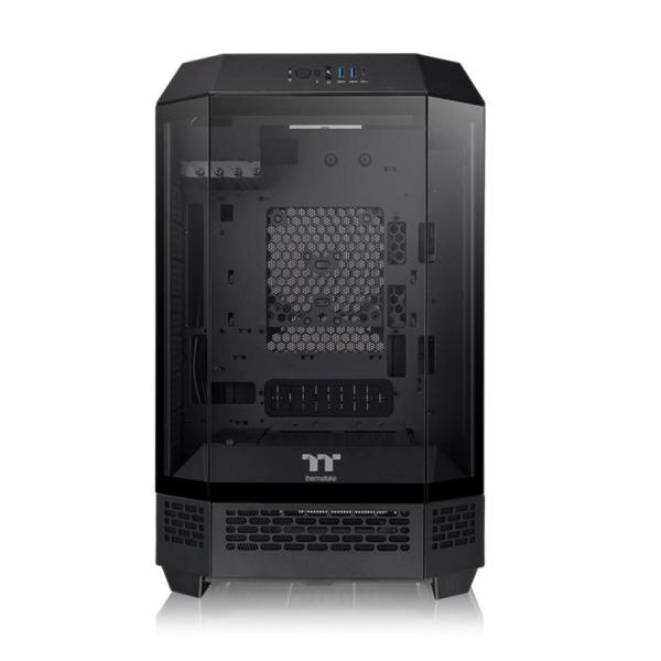 THERMALTAKE Case The Tower 300,  mATX,  Průhledná bočnice,  2x 140mm Fan,  černá1