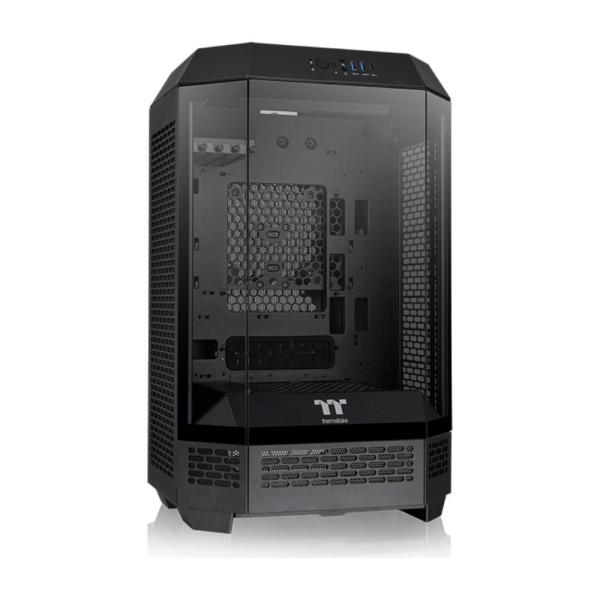 THERMALTAKE Case The Tower 300,  mATX,  Průhledná bočnice,  2x 140mm Fan,  černá2