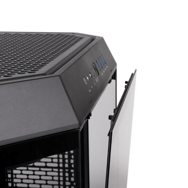 THERMALTAKE Case The Tower 600,  ATX,  Průhledná bočnice,  2x 140mm Fan,  černá5