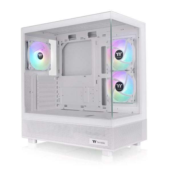 THERMALTAKE Case View 270 Plus TG ARGB,  ATX,  Průhledná bočnice,  3x 120mm ARGB Fan,  bílá