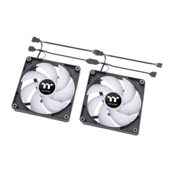THERMALTAKE Ventilátor CT120 ARGB 2-Pack,  2x120mm,  černá0