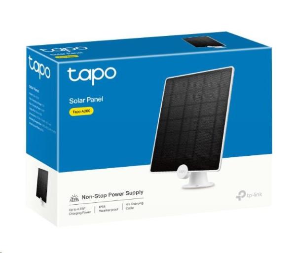 BAZAR - TP-Link Tapo A200 solární panel k Tapo C425,  Tapo C420,  Tapo DS205 - Rozbaleno (Komplet)2