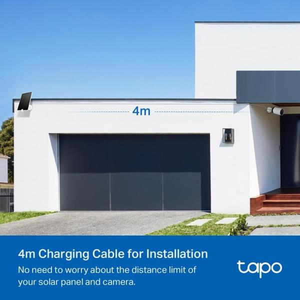 BAZAR - TP-Link Tapo A200 solární panel k Tapo C425,  Tapo C420,  Tapo DS205 - Rozbaleno (Komplet)6