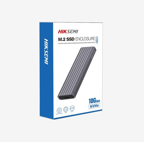 HIKSEMI externí box MDC1, M.2 NVMe Enclosure, Až 2280, černá2