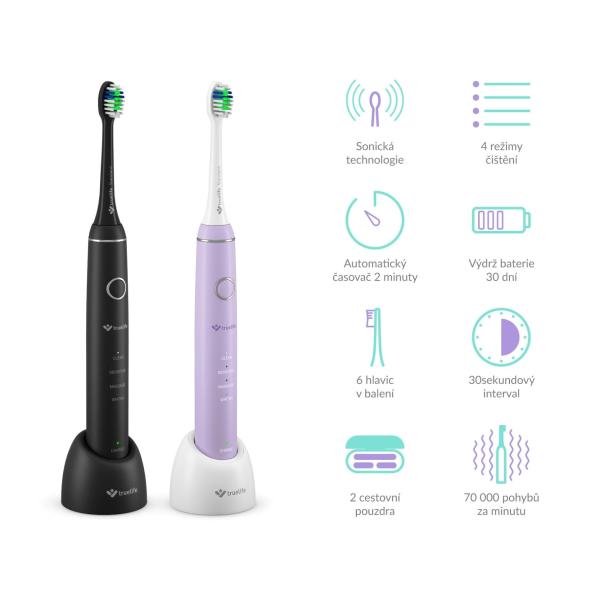 TrueLife SonicBrush Compact Duo Black /  Lavender2