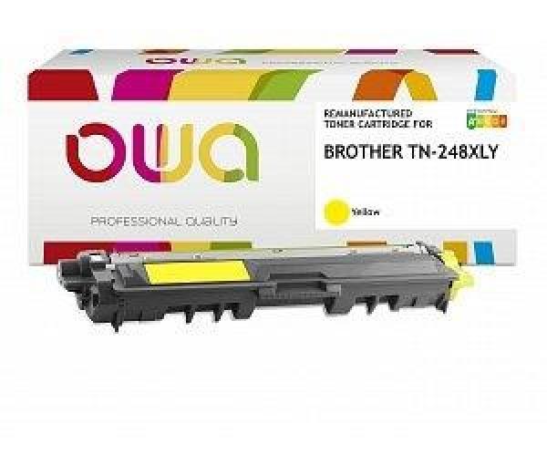 OWA Armor toner kompatibilný s Brother TN-248XL Y, 2300st, žltá/ yellow