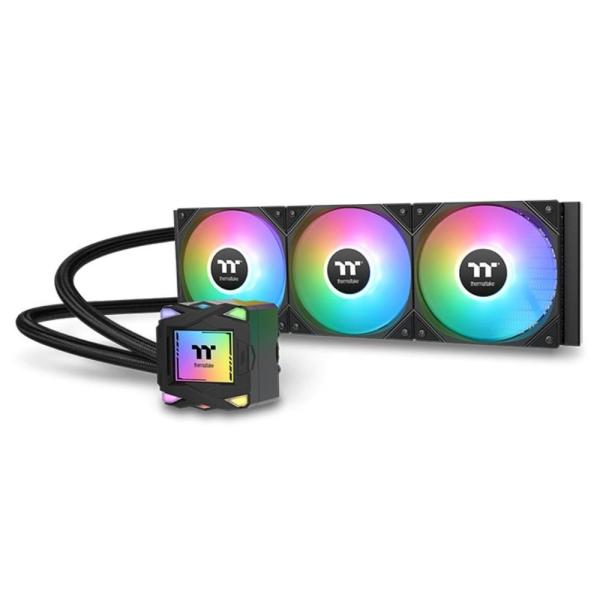 THERMALTAKE Vodní chladič LA360 ARGB,  3x120mm ARGB,  LGA1851,  AM5,  černá
