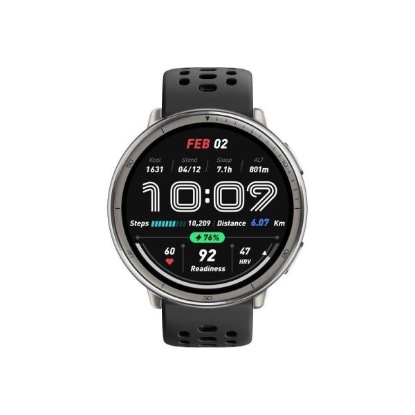 Amazfit Active 2 Black Sport Silicone2