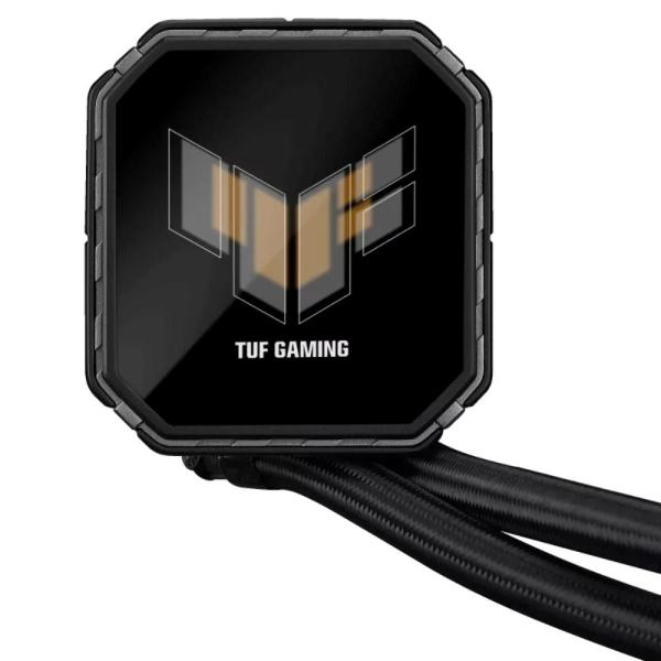 ASUS vodní chladič CPU AIO TUF GAMING LC III 360 ARGB LCD,  3x120mm,  LGA1851,  AM53