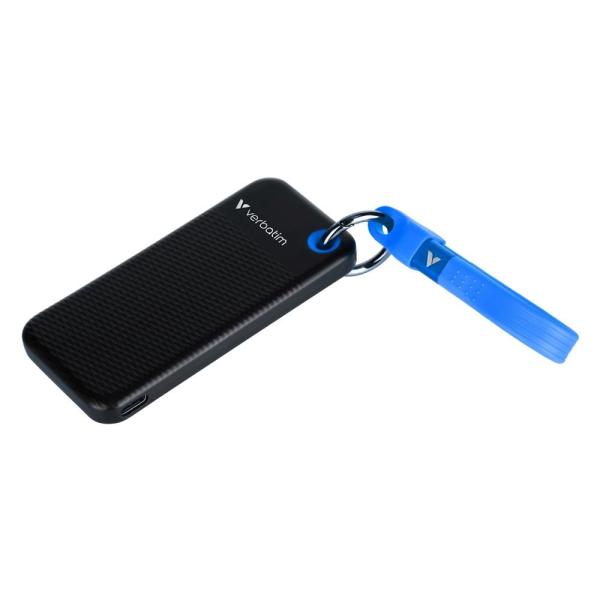 VERBATIM Externí SSD Pocket SSD 2TB,  USB-C 3.1,  černá/ modrá1