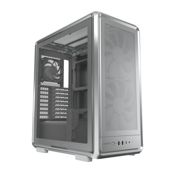 Cooler Master case MasterFrame 500 Mesh Silver,  Průhledná bočnice,  ATX,  2x 200mm Fan,  1x 120mm Fan,  Šedá2