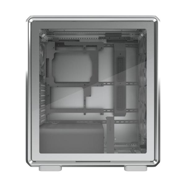 Cooler Master case MasterFrame 500 Mesh Silver,  Průhledná bočnice,  ATX,  2x 200mm Fan,  1x 120mm Fan,  Šedá5