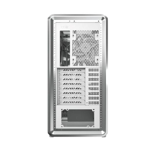 Cooler Master case MasterFrame 500 Mesh Silver,  Průhledná bočnice,  ATX,  2x 200mm Fan,  1x 120mm Fan,  Šedá0
