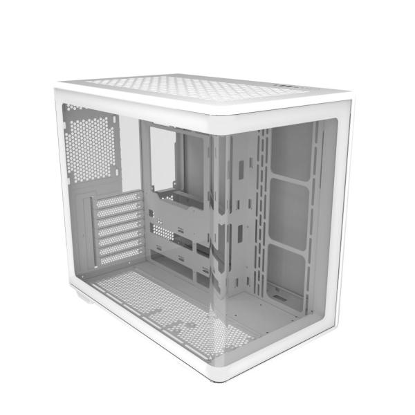 Cooler Master case Elite 600,  ATX,  Průhledná bočnice,  4x 120mm Fan,  Bílá