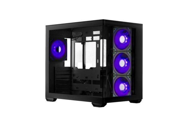 Cooler Master case Elite 681,  ATX,  Průhledná bočnice,  4x 120mm ARGB Fan,  Černá5