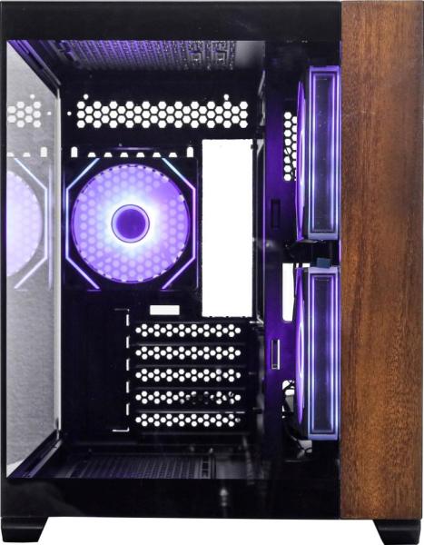 Cooler Master case Elite 481 Wood,  mATX,  Průhledná bočnice,  3x 120mm ARGB Fan,  Černá6