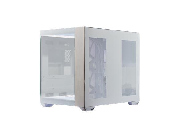 Cooler Master case Elite 481 Wood,  ATX,  Průhledná bočnice,  3x 120mm ARGB Fan,  Bílá5