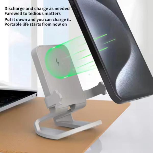 1stCOOL bezdrátová přenosná QI nabíječka 15W,  panáček,  USB-C,  bílá1