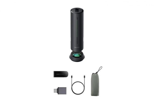Insta360 Wave (černá) - speakerphone, 8 mikrofonové 3D pole, AI potlačení hluku, úložiště 32gb, transcript, usb-c, BT6