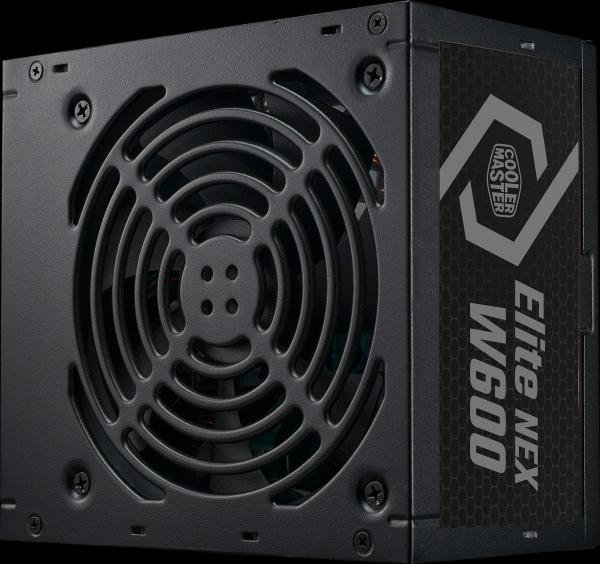 Cooler Master zdroj Elite NEX 600W 230V,  120mm,  80+ White,  Mesh (opletené kabely)3