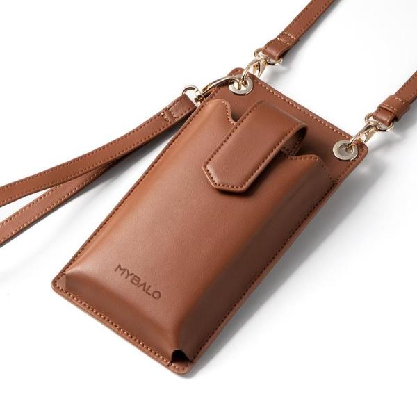 MYBALO Melissa minimalistická crossbody taška na telefon a peněženka v jednom8