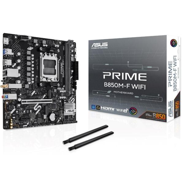 ASUS MB Sc AM5 PRIME B850M-F WIFI,  AMD B850,  2x DDR5,  WiFi,  1xHDMI,  mATX