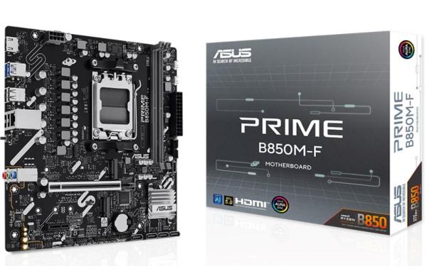 ASUS MB Sc AM5 PRIME B850M-F,  AMD B850,  2x DDR5,  1x HDMI,  mATX
