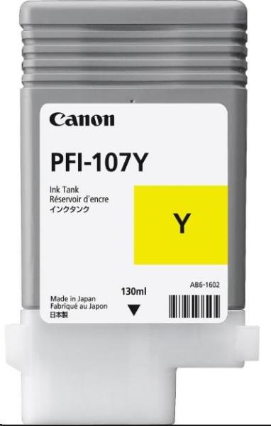 Atramentová kazeta Canon PFI-107 Y