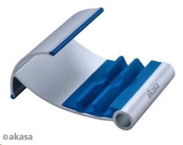 Stojan na tablet AKASA AK-NC054-BL,  hliník,  modrý