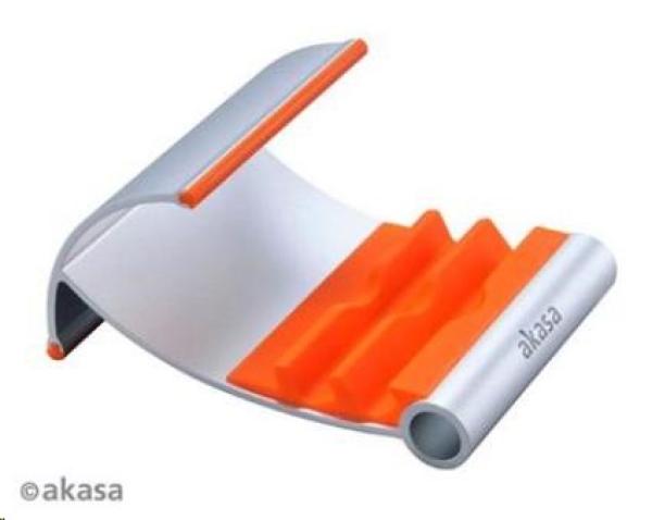 Stojan na tablet AKASA AK-NC054-OR,  hliník,  oranžový